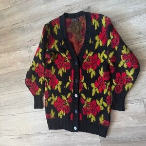 Urban outfitters rose cardigan
